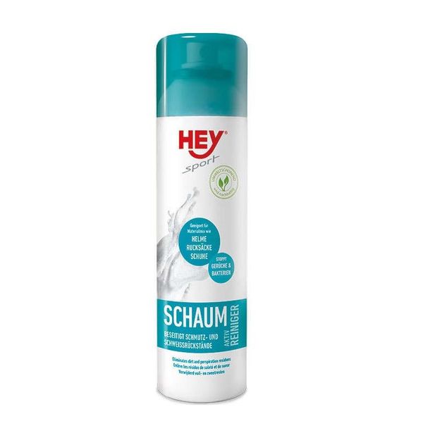 Aktívny penový čistič Hey sport Schaum aktiv-reiniger 250 ml sprey - HEY SPORT® Schaum