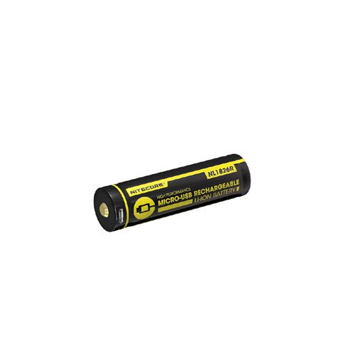 USB dobíjací akumulátor NITECORE 18650 Li-ion battery 2600mAh Micro-USB charging port - Nitecore®