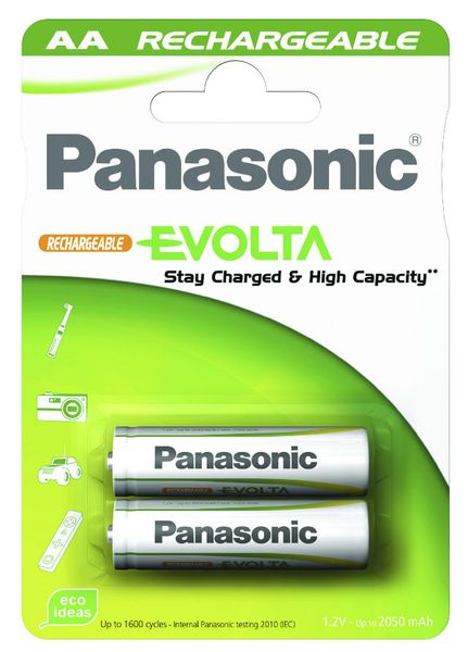 batérie Panasonic Evolta nabité AA,2 ks