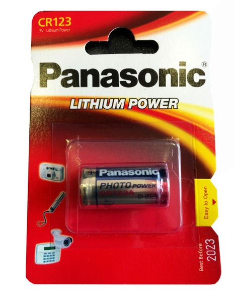 batérie Panasonic Panasonic CR123 Lithium 3V 1ks