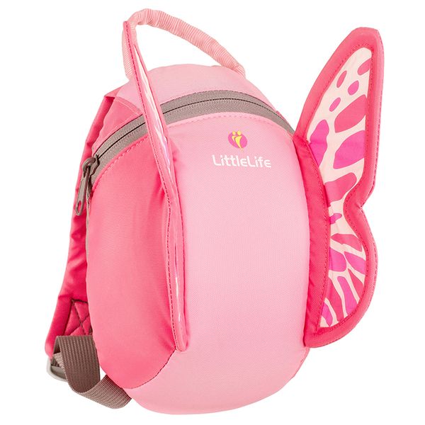 batoh LittleLife Daypack Animal Butterfly - Littlelife Butterfly Toddler Backpack with Rein