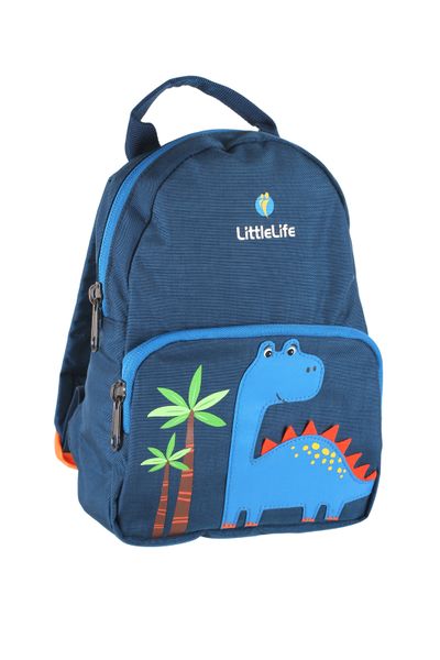 batoh LittleLife Daypack Animal Dinosaurier Friendly Face 2L - Littlelife Turtle Toddler Backpack with Rein