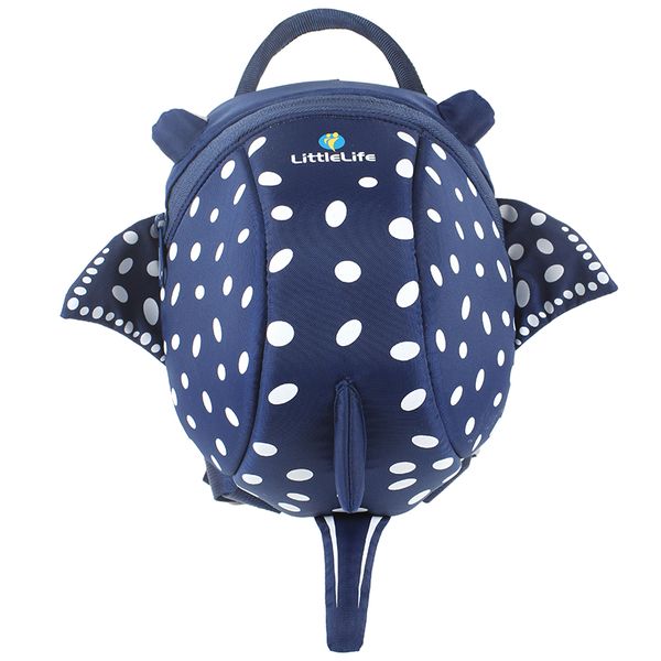 batoh LittleLife Daypack Animal stingray 2L - Littlelife Turtle Toddler Backpack with Rein