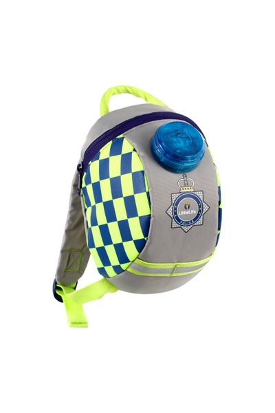 detský batoh LittleLife Emergency Service Toddler Backpack police 2L so svetielkujúcim majákom