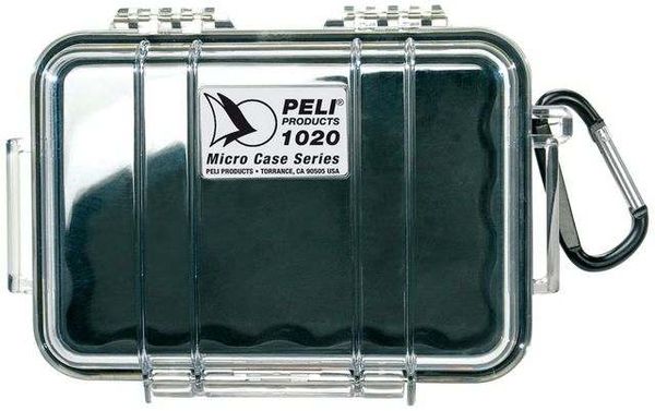 box PELI Micro Case 1020 transparetný / čierny