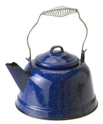 čajník GSI OUTDOORS Tea Kettle 2.3 L blue - smaltovaný čajník GSI OUTDOORS 2.3L modrý 14021