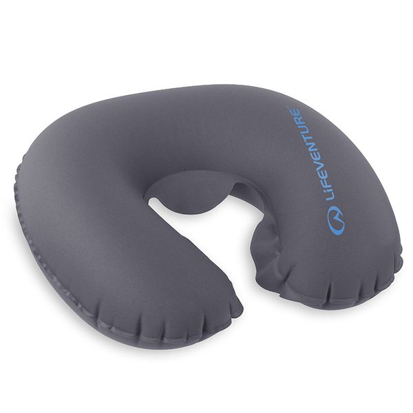 nafukovací cestovný vankúš Lifeventure Inflatable Neck Pillow grey