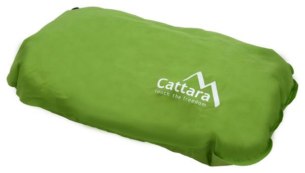 cestovný samonafukovací vankúš CATTARA 50x30x13cm zelený