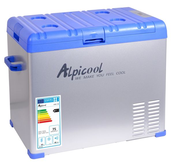 Chladiaci box Alpicool kompresor 50l 230/24/12V -20°C blue