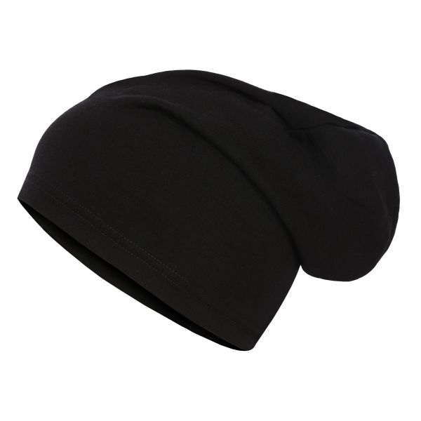 čiapka HUSKY Merhat čierna - Elastická merino čiapka - UNI veľkosť