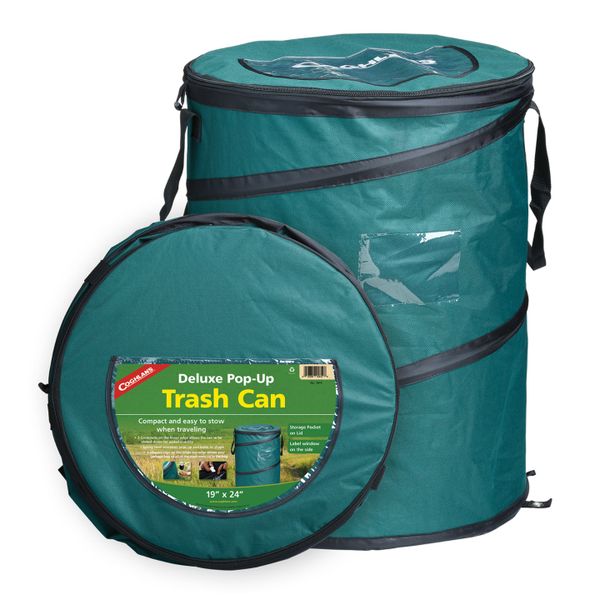 Coghlan Deluxe Pop-Up Trash Can 110L - Coghlan Trash Can Pop-Up Deluxe 110 L