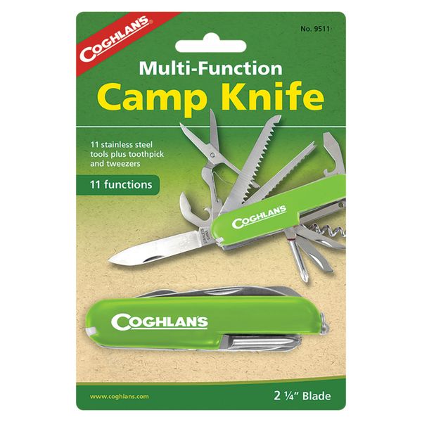 Coghlans Camp Knife Multi-Function 11 Functions