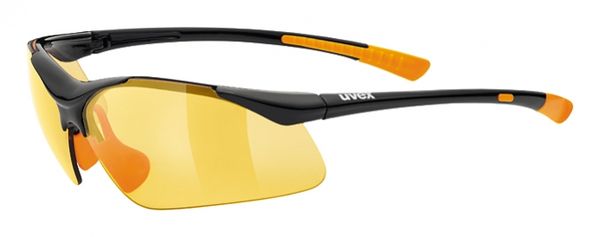 cyklistické okuliare UVEX Sportstyle 223 čierno-oranžové