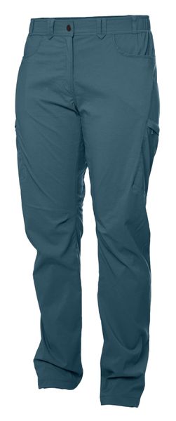 Dámske ľahké slim fit nohavice Warmpeace Crystal Lady mallard blue z materiálu Smile Skin Stretch