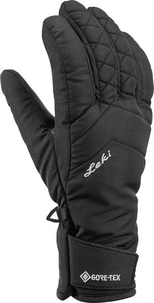 dámske lyžiarské rukavice LEKI Sveia GTX Lady Mitt Black