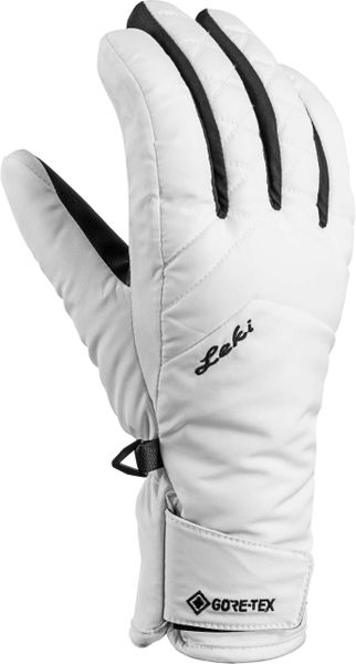 dámske lyžiarské rukavice LEKI Sveia GTX Lady Mitt white-Black