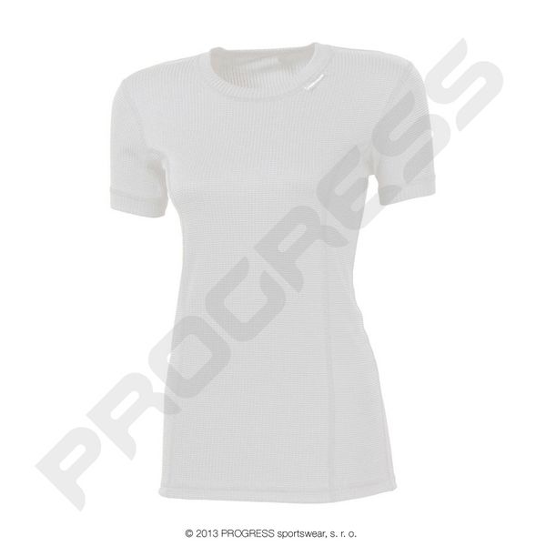 dámske tričko MS NKRZ PROGRESS Dámske funkčné tričko s krátkym rukávom biele