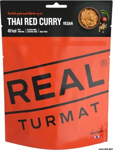 dehydrovaná strava REAL TURMAT Thai Red Curry - vegan - Thajské červené kari