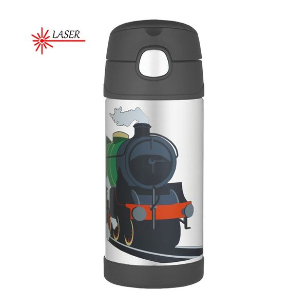 Detská termoska so slamkou THERMOS FUNtainer vlak 335ml