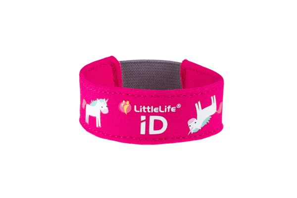 Detský identifikačný náramok LittleLife Safety ID Strap jednorožec