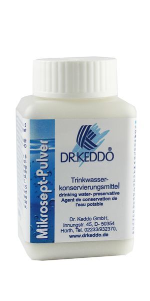 Dr.Keddo Mikrosept 100 g prášok - Konzervačný prostriedok pre pitnú vodu na báze striebra