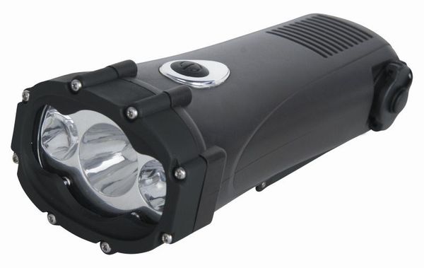 dynamo LED svietidlo/nabíjačka POWERPLUS SHARK - Vodotesné dynamo LED svietidlo/nabíjačka