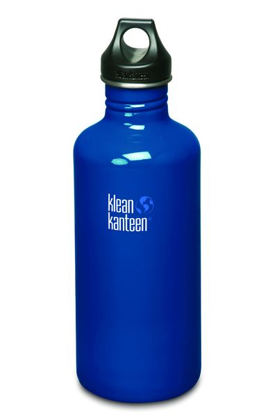 fľaša Klean Kanteen Classic Loop Cap 1.182 L modrá nerezová