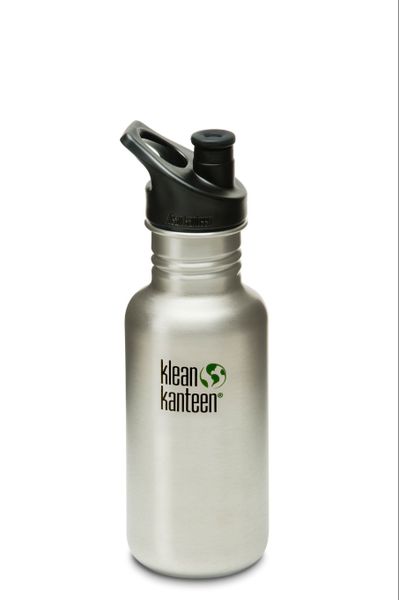 fľaša Klean Kanteen Classic Sports Cap 0.532 L nerezová fľaša - Klean Kanteen Reflect w/Bamboo Cap mirrored stainless 532 ml