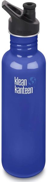 fľaša Klean Kanteen Classic Sports Cap 0.8 L nerezová coastal waters - Klean Kanteen® Classic Sports Cap 800 ml