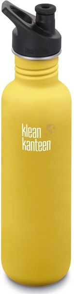 fľaša Klean Kanteen Classic Sports Cap 0.8 L nerezová lemon curry - Klean Kanteen® Classic Sports Cap 800 ml