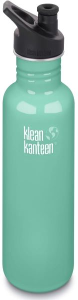 fľaša Klean Kanteen Classic Sports Cap 0.8 L nerezová sea crest - Klean Kanteen® Classic Sports Cap 800 ml