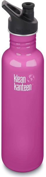 fľaša Klean Kanteen Classic Sports Cap 0.8 L nerezová wild orchid - Klean Kanteen® Classic Sports Cap 800 ml