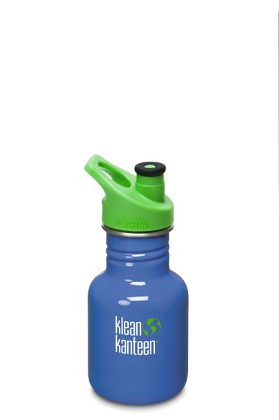 fľaša Klean Kanteen Kid Sport 0.355 L nerezová fľaša modrá - Klean Kanteen® Kid Sport 355 ml