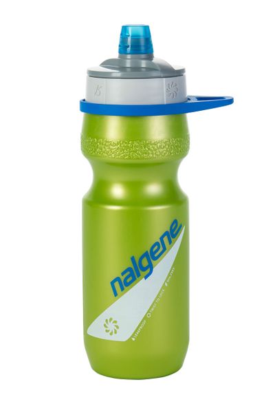 fľaša Nalgene Draft Bottle 0.65 L zelená - Nalgene® Draft natural bottle with gray cap