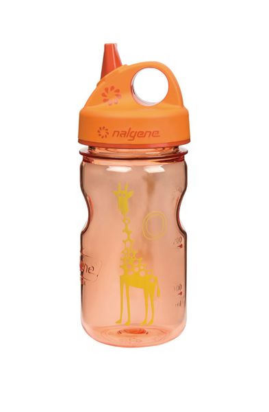 fľaša Nalgene Everyday Grip-n-Gulp 0.35 L, oranžová Žirafa