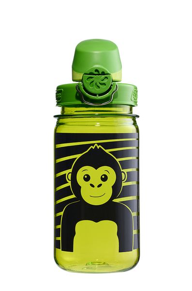 fľaša NALGENE EVERYDAY OTF Kid Sustain green monkey 0.35 L - Fľaša NALGENE On The Fly Kid zelená opica