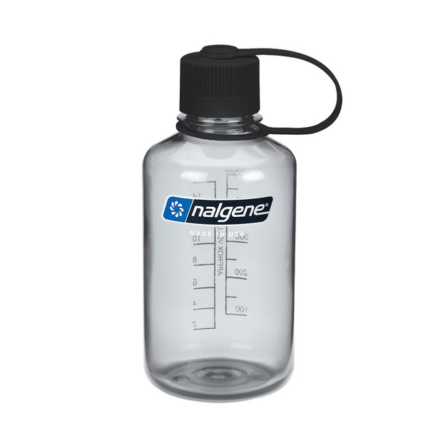 fľaša Nalgene Narrow Mouth Sustain Water Bottle 0.5 L grey