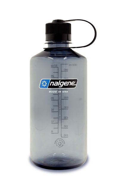 fľaša Nalgene Narrow Mouth Sustain Water Bottle 1 L grey