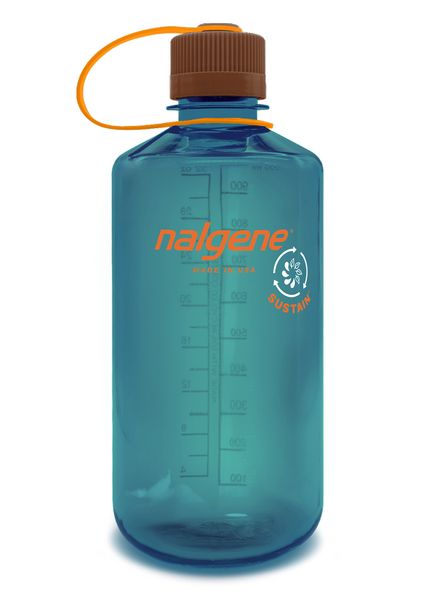 fľaša Nalgene Narrow Mouth Sustain Water Bottle 1 L teal