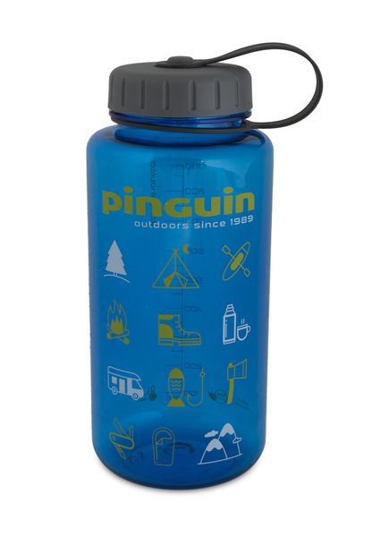 fľaša Pinguin Tritan Fat Bottle 1L modrá - Pinguin Tritan Fat Bottle BPA-Free 1000 ml blue