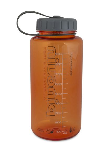 fľaša Pinguin Tritan Fat Bottle 1L orange - Pinguin Tritan Fat Bottle BPA-Free 1000 ml orange