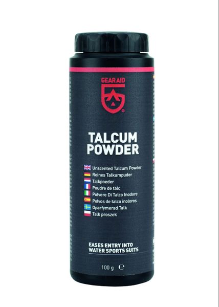Gear Aid Talcum Powder 100g púder na ošetrenie latexových, neoprénových, gumených vecí - ProTalc