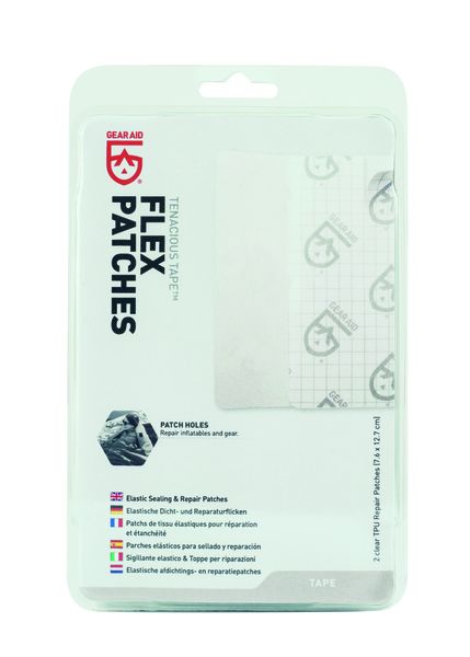 Gear Aid Tenacious Tape Flex Patches - 2x elastické náplaste z materiálu TPU