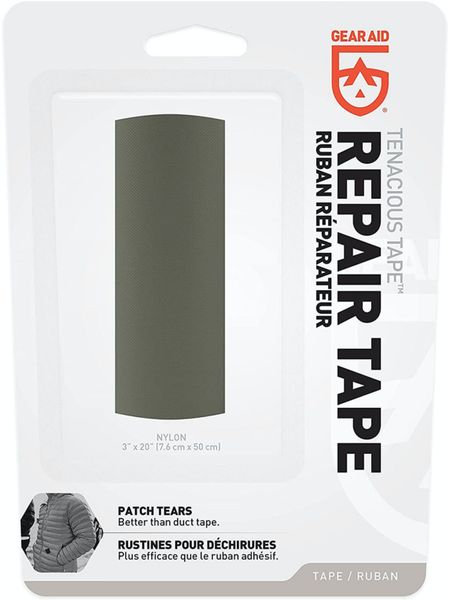 Gear Aid Tenacious Tape Repair Tape Nylon green -  50 cm x 7.6 cm samolepiaca záplata na Nylon - Sealing and Repair Tape Nylon tmavo zelená