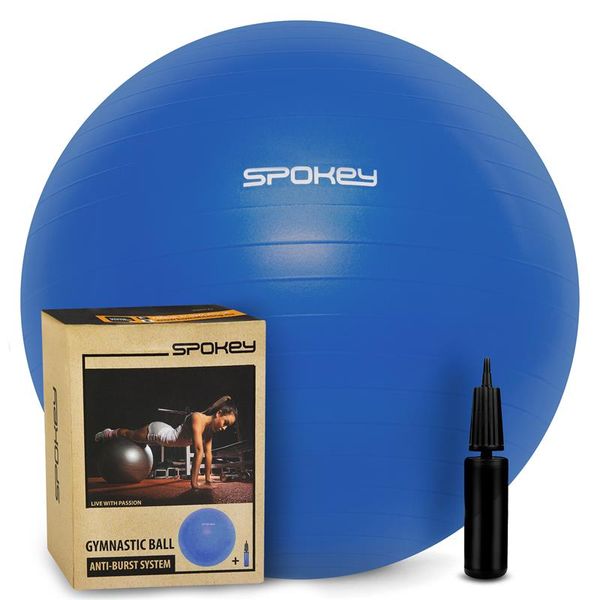 gymnastická lopta SPOKEY Fitball Ill 65 cm modrý