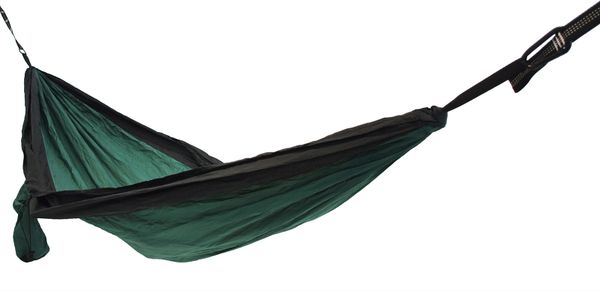 hamaka 3v1 na hojdanie, sedenie a ležanie Origin Outdoors hammock Swing-Sit-Relax dark green
