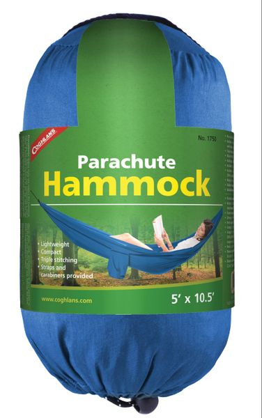 hamaka COGHLANS Single Parachute Hammock blue - hojdacia sieť Coghlan´s Parachute Hammock Single Blue do 149 kg