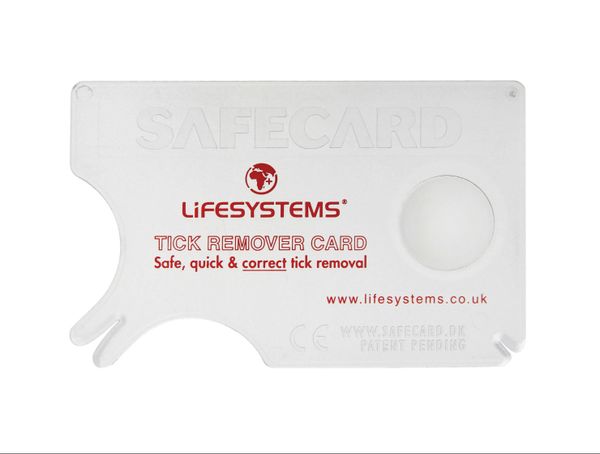 karta na vyberanie kliešťov Lifesystems Tick Remover Card 8.5 x 5.4 x 0.1 cm
