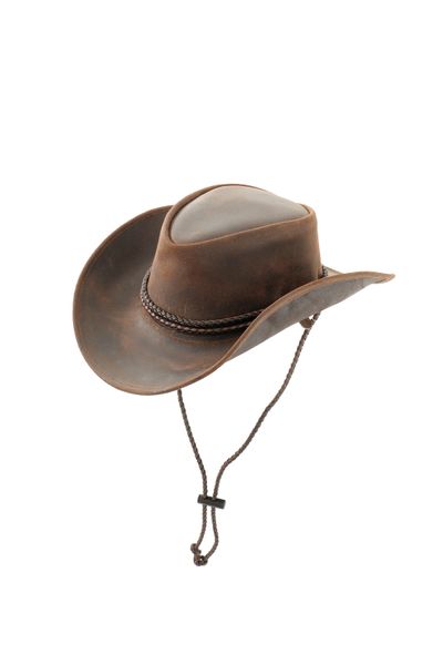 klobúk Origin Outdoors Trapper brown - kožený klobúk