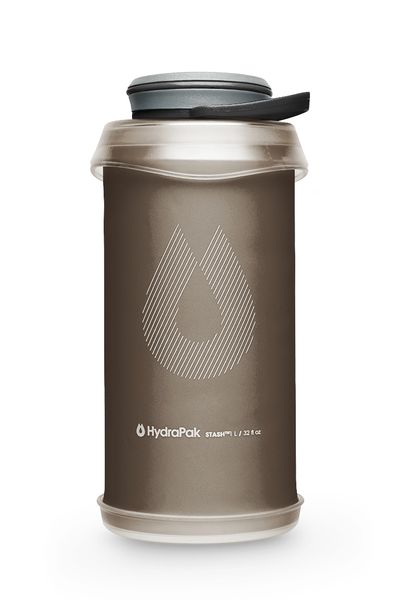 kompresná fľaša HYDRAPAK Stash Bottle 1L Mammoth Gray